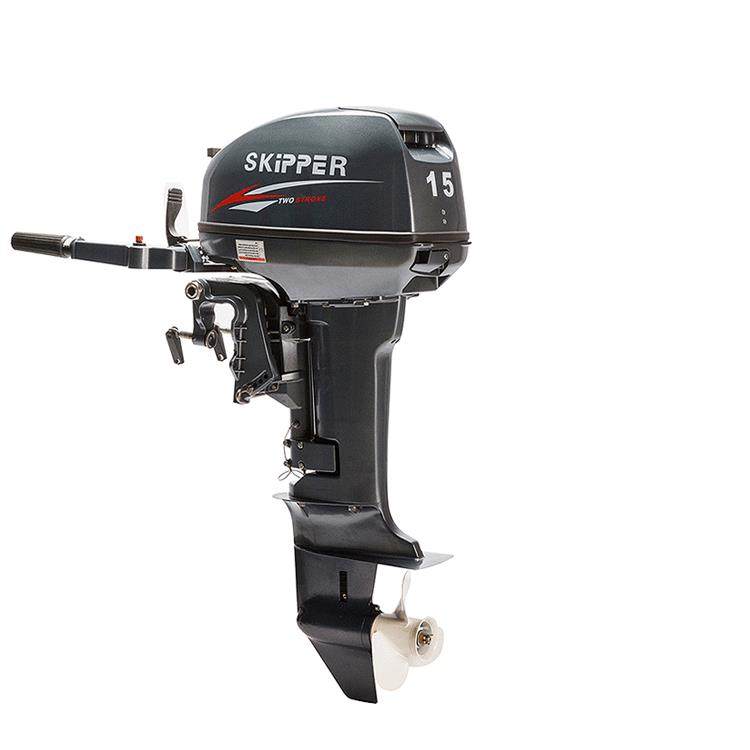 二冲程挂桨机15马力舷外机水冷橡皮艇船外机钓鱼船马达船动力