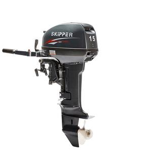 二冲程挂桨机15马力舷外机水冷橡皮艇船外机钓鱼船马达船动力