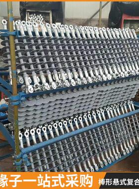 针式复合绝缘子FPQ1-6/4FPQ2-10/4-35/5高压10kv硅胶支柱绝缘子