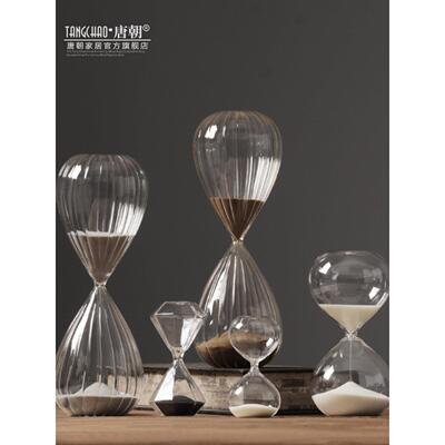 创意个性玻璃沙漏计时器5/30/60分钟时光生日礼物家居装饰品摆件
