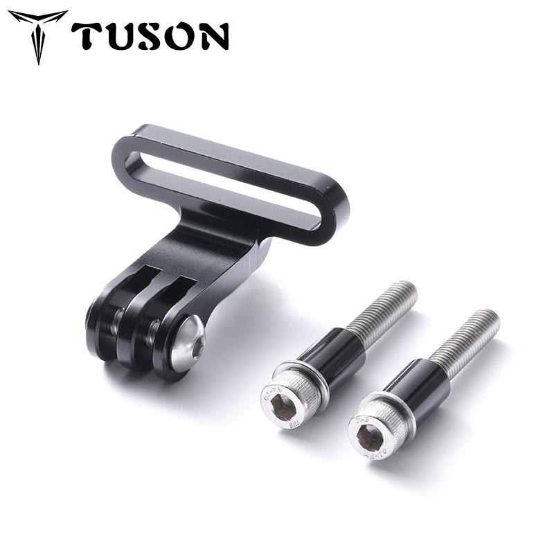 山地公路自行车把立运动相机支架GoPro相机连接架转接座 前灯挂座