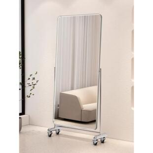 镜子全身穿衣镜女服装店专用试衣镜可移动显瘦美颜落地镜立式家用