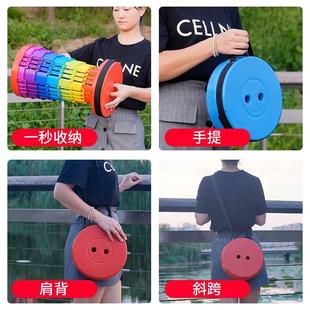 折叠凳家用钓鱼椅子伸缩凳拉伸小板凳收缩网红露营马扎 户外便携式
