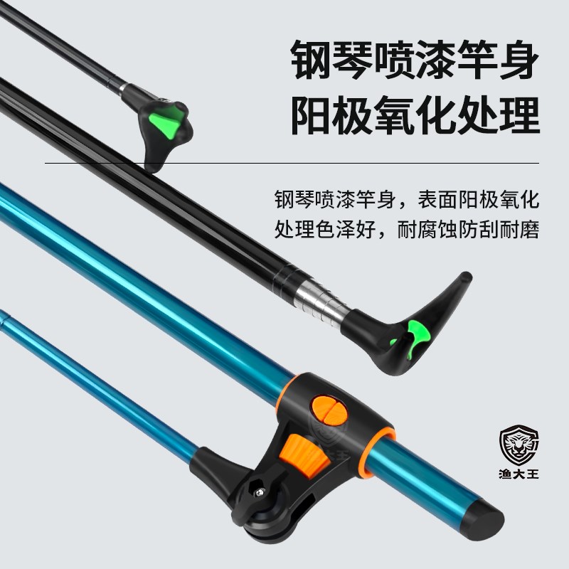 不锈钢炮台支架钓鱼架杆架竿加固地插渔具台钓Q竿架手竿鱼杆支撑