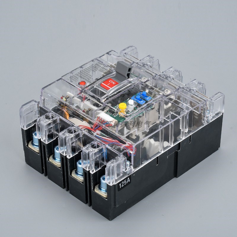 透明断路器 CM1L-100A 225A 400A 三相四线 漏电保护. 空气开关