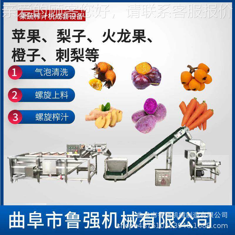 小果机酒ISZ型饮料加工榨汁设备 苹果梨子榨汁 芹螺菜旋压榨汁机