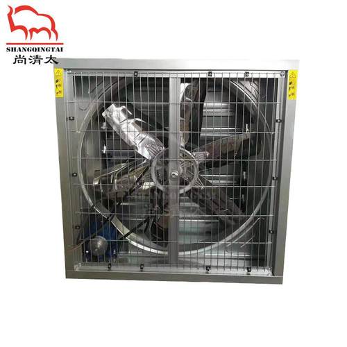 重锤式镀锌板风机猪用环控风机鸡舍家禽套环控设备扇叶自开启