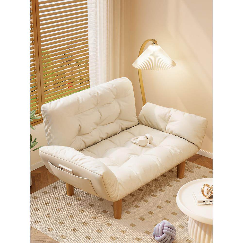 懒人沙发小户型可躺可睡折叠沙发床卧室双人小沙发出租房靠背座椅