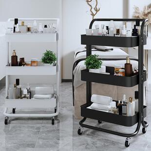 美容小推车美容院专用高端理发店美发烫染美甲仪器置物美睫工具车