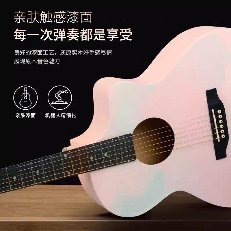 正品卡马品牌吉他初学者云杉单板38寸41寸新手入门民谣木吉他