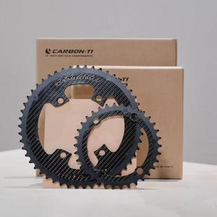 意大利Carbon-Ti EVO碳盘片THM碳曲柄公路车碳纤维牙盘 刹车碟片