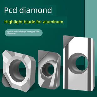 金刚石数控刀片Pcd金刚石镜面高光铝铣刀Apkt1135 1604R0.8刀片