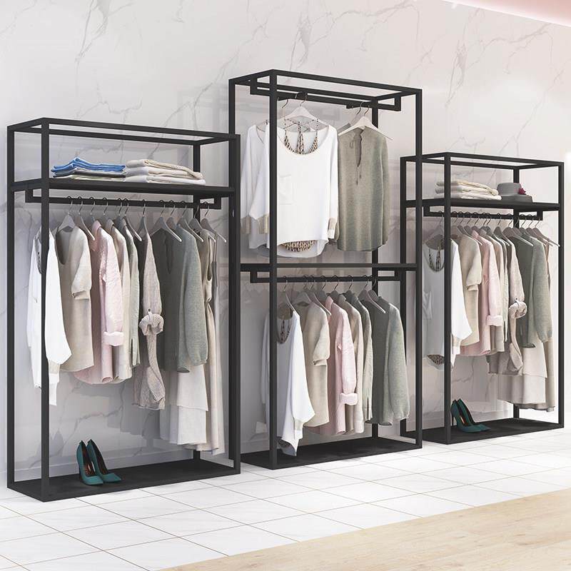 丽州服装店展示架落地式男女服装店展示架专用衣架展示架悬挂衣架
