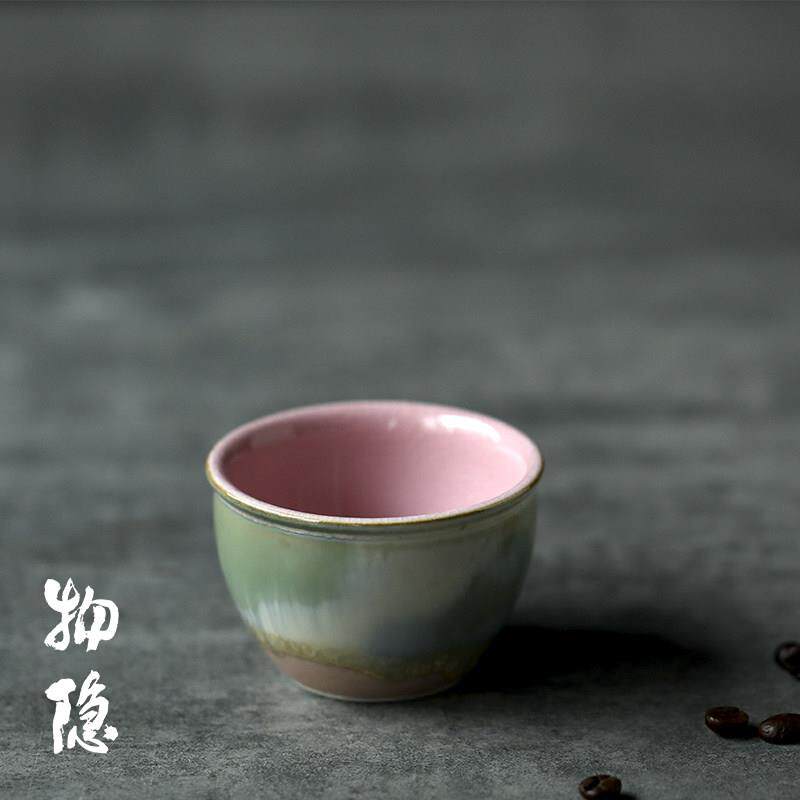 物隐堂丨主人杯单杯景德镇手拉坯原矿缸杯高温窑变陶瓷茶杯 冰粉
