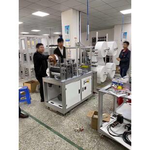 高效率高收益KN95内鼻梁口机罩LR-KZJ-0N5内鼻梁口罩机自动接焊鼻