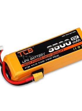 22.2aV 6S 3500mAh 35C 锂电池 XT60插头 遥控模型飞机直升机 动