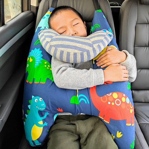 儿童靠枕车上睡觉神器汽车睡枕抱枕两用宝宝头枕护颈枕车载用品