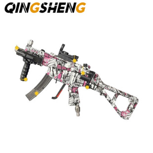 跨境m22高压清洗机仿真网红水枪家用UMP45洗车水枪可折叠泡沫喷枪