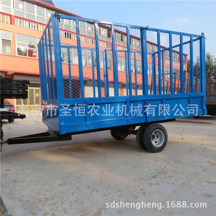 厂家专业5吨高栏农用运输挂车农用工具车拖拉机挂车工具车