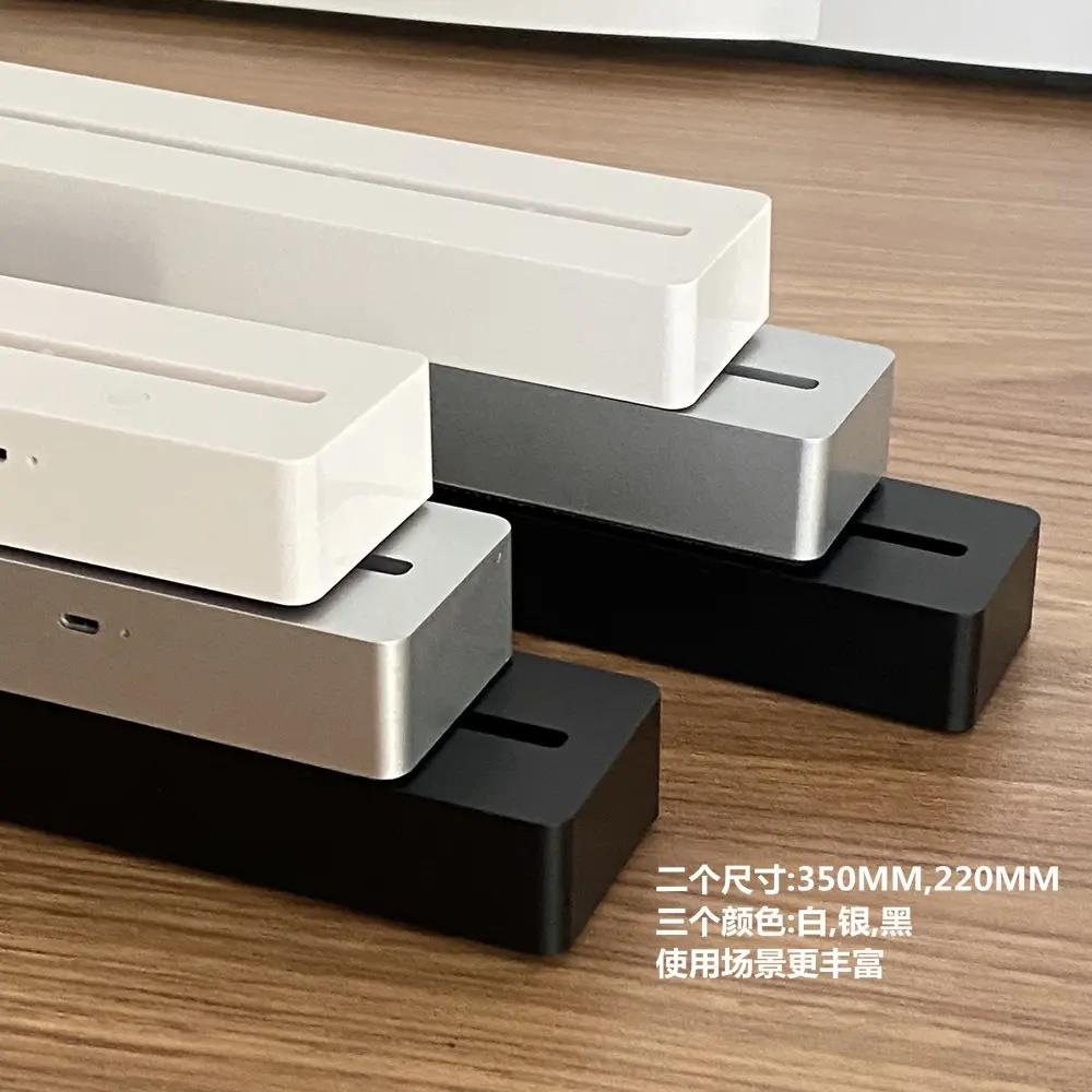 桌牌立牌abs塑料发光充电底座a4亚克力展示架美甲展示架桌牌