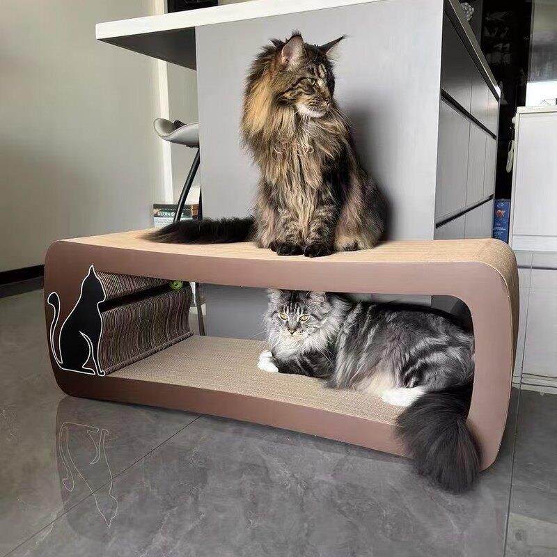 加大号瓦楞纸猫抓板肥猫群猫多只猫用特大号缅因猫猫抓板加厚款