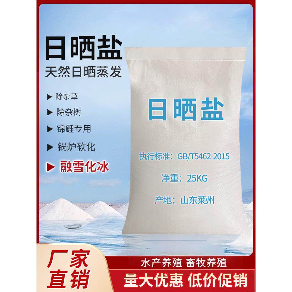 融雪剂除冰除雪剂防冻环保型大颗粒粗盐工业盐50公斤氯化钠除草,标准件/零部件/工业耗材,日晒盐,淘宝优惠券,粉丝福利购,淘宝优惠卷
