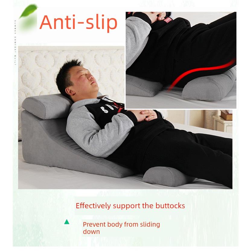 床上护理老人大三角靠垫斜坡枕半卧位卧床病人胃食管防反流靠背