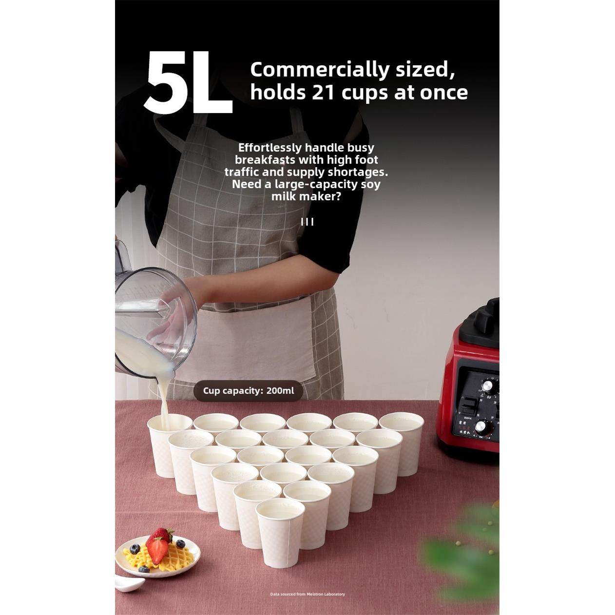 介子豆浆机，商用早餐店大容量豆腐机，全自动现磨豆浆粉碎机