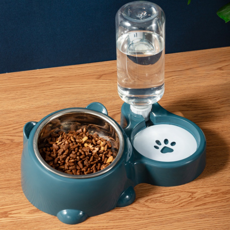 猫碗二合一饮水狗狗食盆水碗饭盆