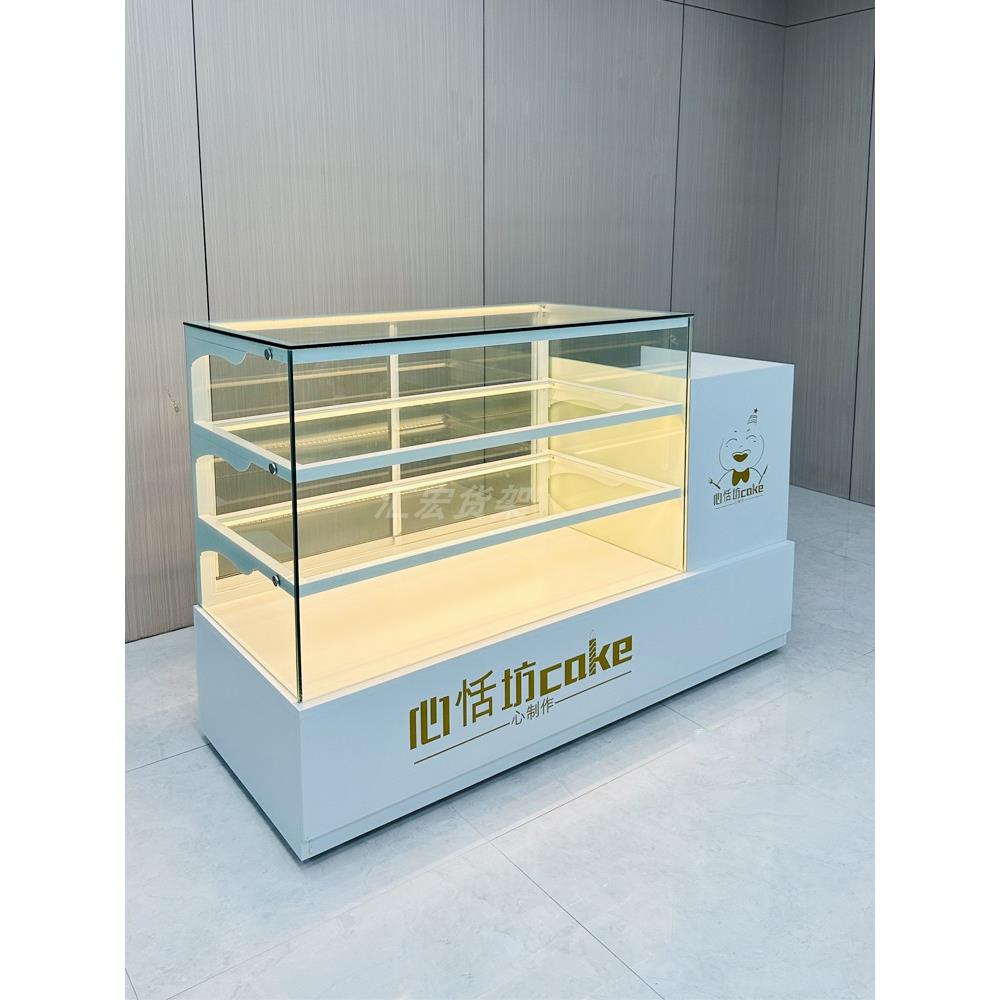 中式糕点展示柜桃酥饼干蛋糕柜甜品面包冷藏展示柜玻璃食品柜定制