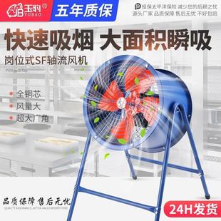 大功率强力排气扇换气扇厨房仓库通风机380V sf轴流风机220v管道式