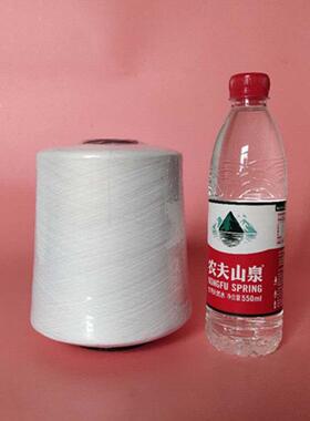 低弹性丝白色和黑色聚酯缝纫线150D包锁线代码边缘线覆盖线