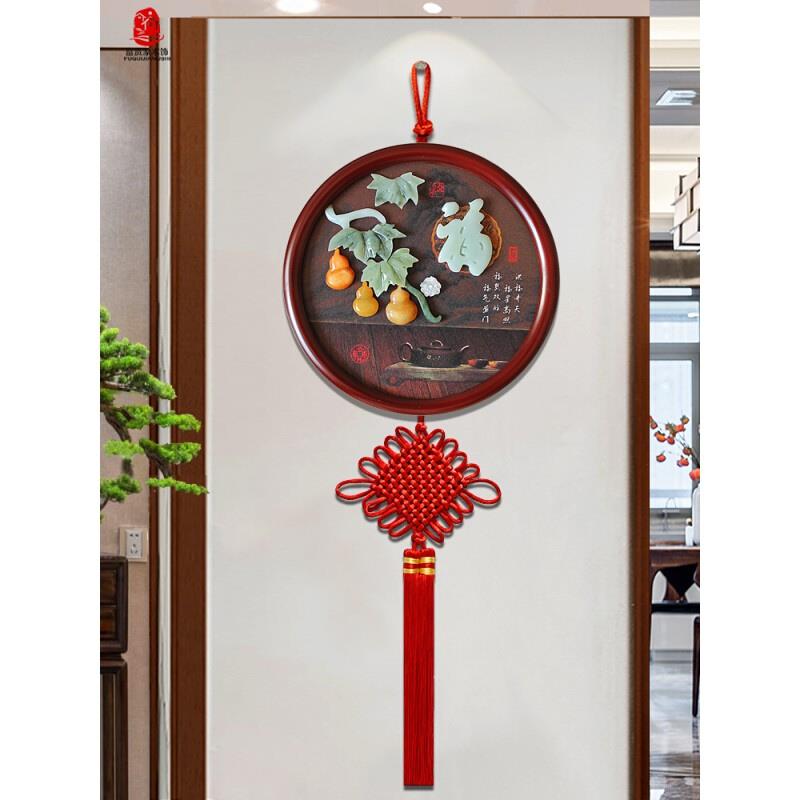 墙面装饰入户门玄关挂饰客厅背景墙壁挂墙饰餐厅墙壁中式墙上挂件