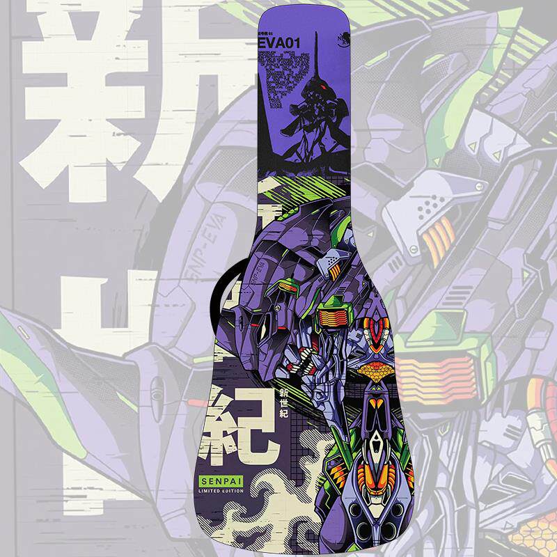 吉他琴包个性吉他包定制4041寸加厚彩绘双肩民谣吉他揹包吉他配件