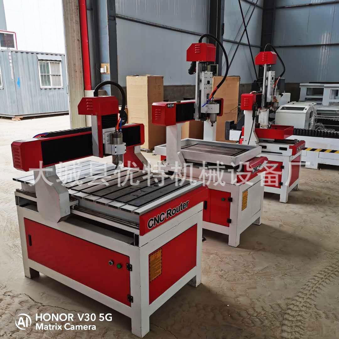 小型四轴红木小件摆件佛像雕刻机弹弓立体旋转轴鱼杆数控雕刻机