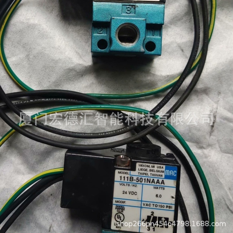 进口电磁阀55B-14-PI-611JM 美国MAC隔膜材料可选聚丁钠橡胶