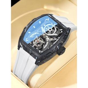 全新德国布加迪腕表限量版 碳纤维腕表全自动陀飞轮机械腕 100男士