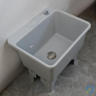 拖把池商用阳台高脚盆化r妆室家用墩布池拖布池移动洗地盆水池水