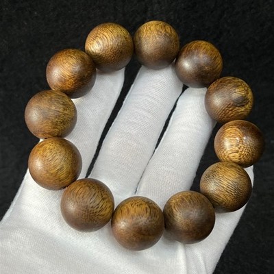 莺歌奇楠沉香手串20mm佛珠老料男女情侣文玩手链约59克沉水级沉香