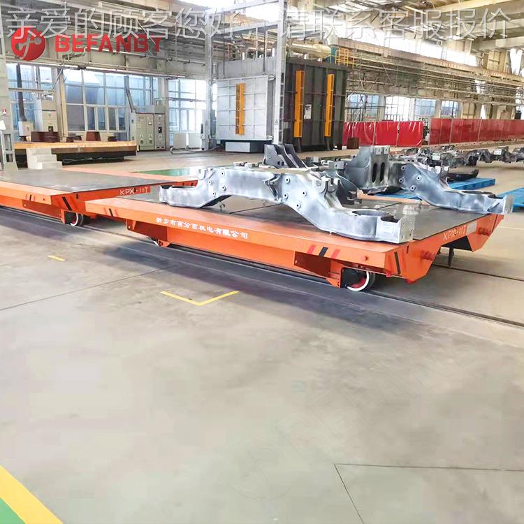 平蓄电池电DAL动轨道板车14台5轨道物流输车重型跨车间搬运平板运