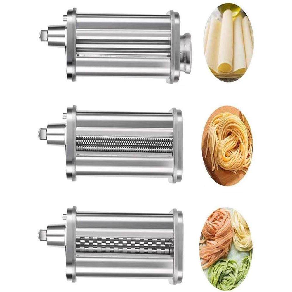 适配cuisinart压面配件美膳雅厨师机面条制作不锈钢绞肉灌肠工具