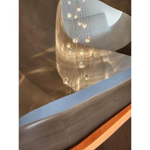 楼梯吊灯2025新款别墅客厅loft复式楼挑空大吊灯旋转楼梯间专用灯