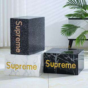 暴力熊底座增高轻奢展示台时尚长方形橱窗家居客厅装饰品潮品摆件