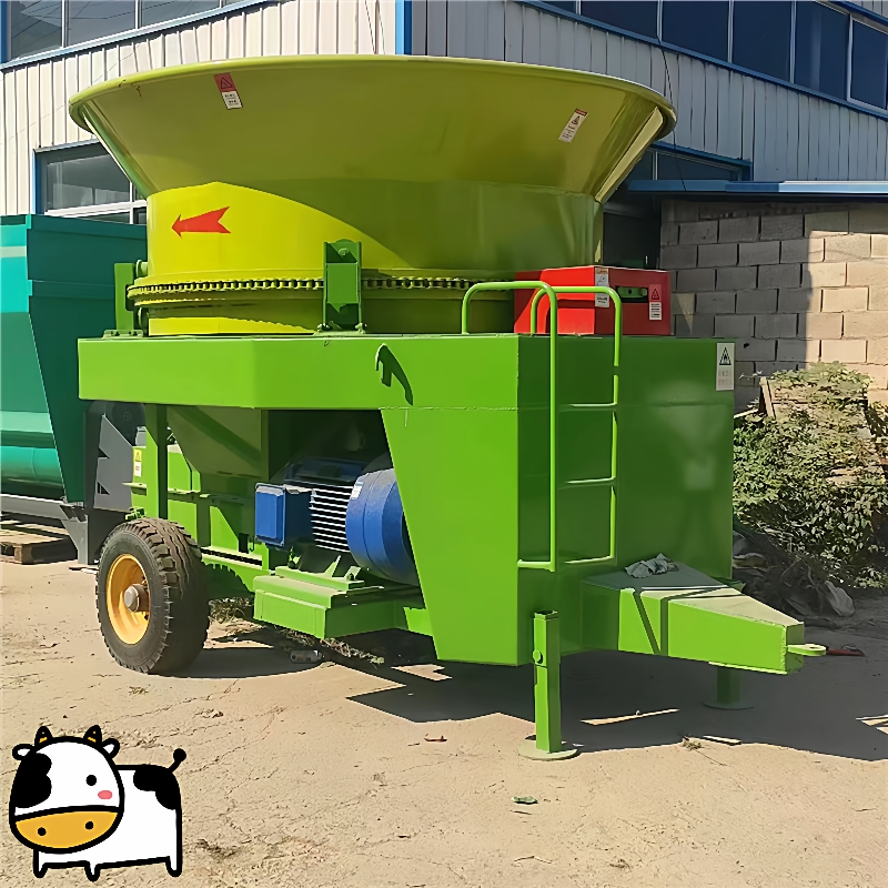 圆桶式进料方便切碎机出料柔软养牛用粉碎机时产8吨饲草粉草机器