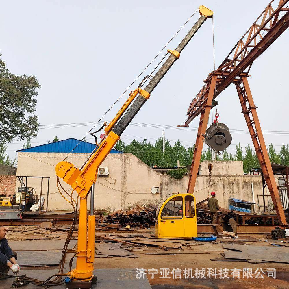 装修吊装用小型液压折臂吊机车载1.吨固定移动式曲臂吊车,搬运/仓储/物流设备,其他起重搬运设备,淘宝优惠券,粉丝福利购,淘宝优惠卷