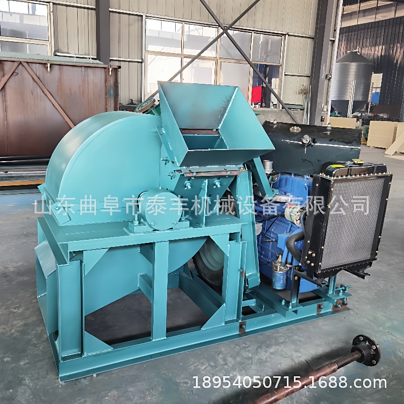 移动式木材边角料树枝粉碎机木屑粉碎机竹木破碎机锯末粉碎大木头