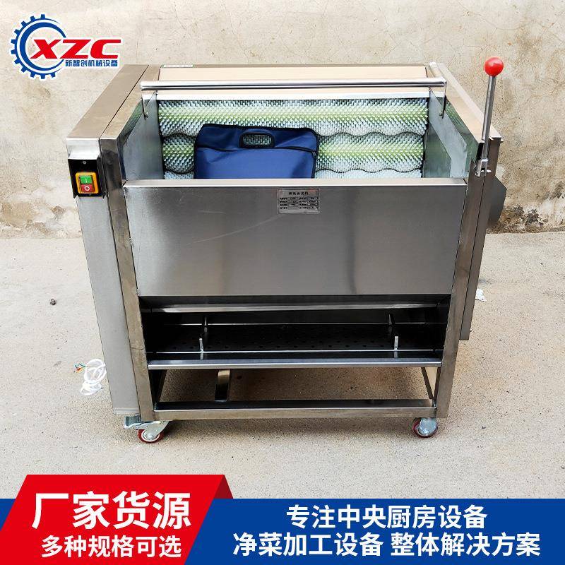 全自动果蔬毛刷清洗机柠檬洗果机土豆去皮机海南椰子清洗机