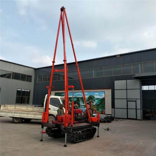 30冲击钻机打水井液压式钢制底盘可定做