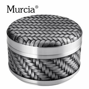 .murcia纯锡制茶叶罐锡罐金属便携密封防潮保鲜家用旅行茶盒存茶