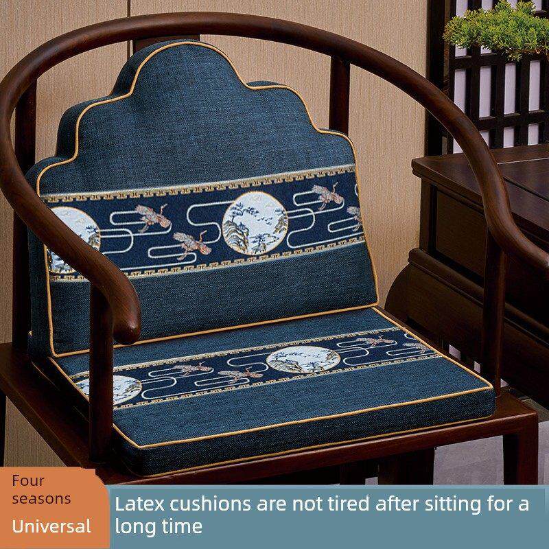 中式红木椅子坐垫实木餐桌椅垫子乳胶座垫茶台椅屁垫太师椅垫定做